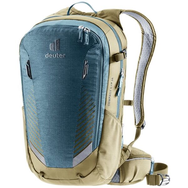 deuter compact exp 14 - zaino bici blue/brown