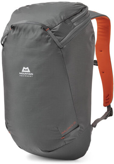 mountain equipment wallpack 20 - zaino alpinismo grey/orange