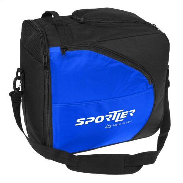 sportler davos 2 - sacca porta scarponi sci - black/blue