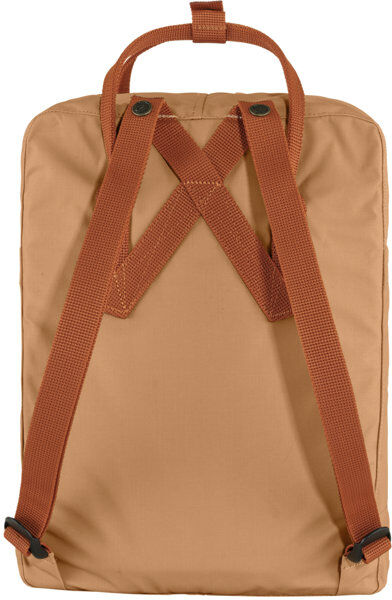 Fjällräven Kanken 16 L - zaino tempo libero Peach Sand-Terracotta Brown