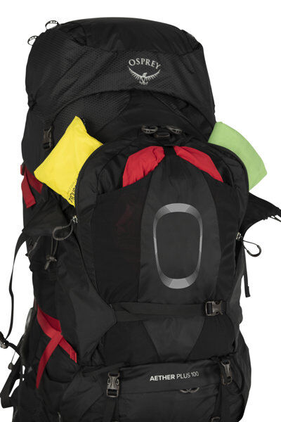 Osprey Aether Plus 100 - zaino trekking Black L/XL