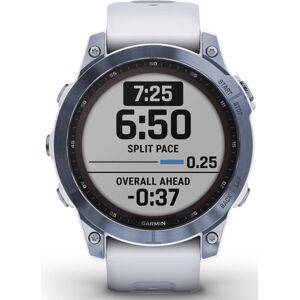 Garmin Fenix 7 Solar Sapphire - orologio multifunzione Light Blue/White