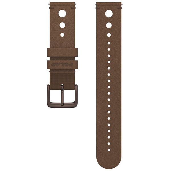 polar cinturino pelle 20 mm brown m/l (135-210 mm)