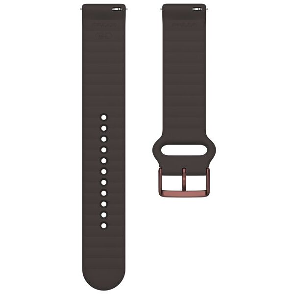 polar cinturino silicone 20 mm brown s/l (135-210 mm)