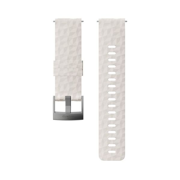 suunto 24mm explore 1 silicone strap - cinturino orologio white/grey m (130-230 mm)