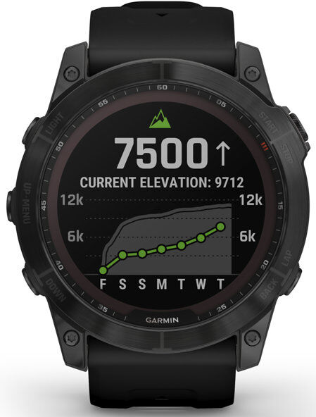 Garmin Fenix 7X Solar Sapphire - orologio multifunzione Black/Black