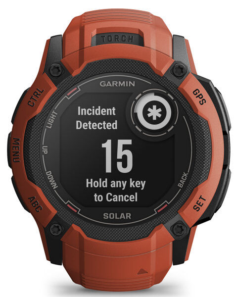 Garmin Instinct® 2X Solar - orologio multifunzione Red