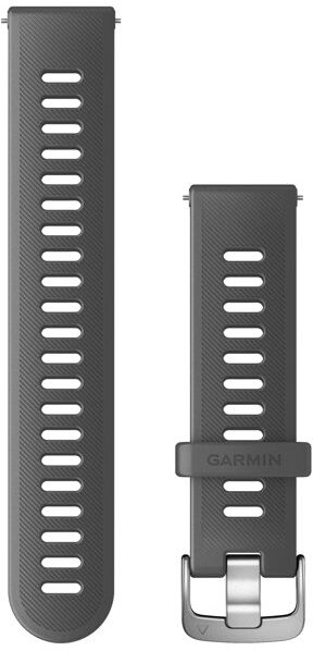 Garmin Quick Fit 20mm silicone - cinturino Grey