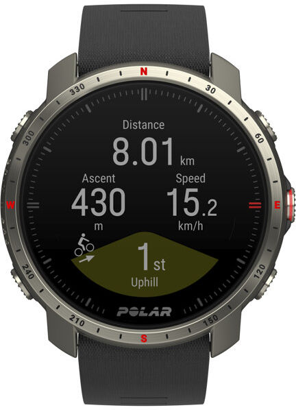 Polar Grit X Pro Zaffiro Titan - orologio multifunzione Grey M/L (145-215 mm)