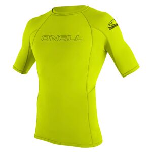 O'Neill Basic Skins S/S Rash Guard - maglia a compressione - bambino Yellow 12A