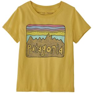 Patagonia Baby Regenerative Organic Certified Cotton Fitz Roy Skies - T-Shirt - bambino Yellow 12M