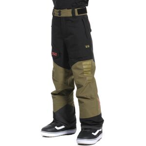 Rehall Carlton Jr - pantaloni da sci - bambino Black/Green 140