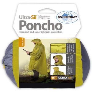 Sea to Summit Poncho Ultra-Sil Nano 15D - poncho Green 140 x 118 cm