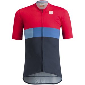 Sportful Snap Kid - maglia ciclismo - bambini Red/Blue 6A