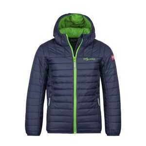 Trollkids Eikefjord - giacca trekking - bambino Dark Blue/Green 140