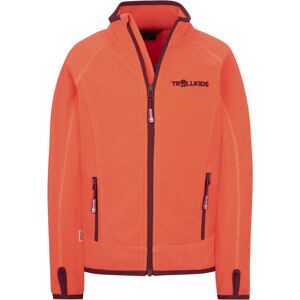 Trollkids Girls Noresund - felpa in pile - bambina Orange 152