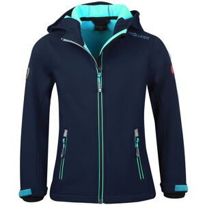 Trollkids Girls Trollfjord - giacca softshell - bambina Blue/Light Blue 128