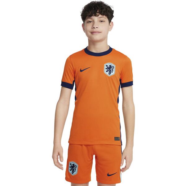 nike netherlands 2024 home - maglia calcio - ragazzo orange xs