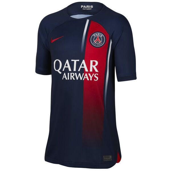 nike paris saint-germain 23/24 home - maglia calcio - ragazzo dark blue/red xs