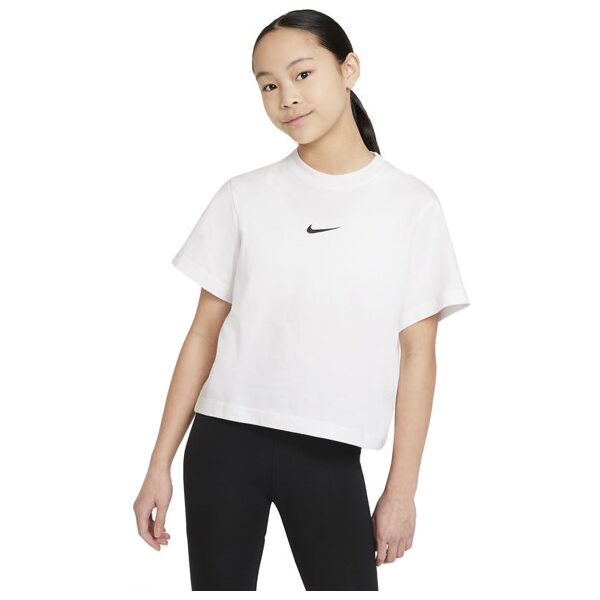 nike sportswear jr - t-shirt - ragazza white xs