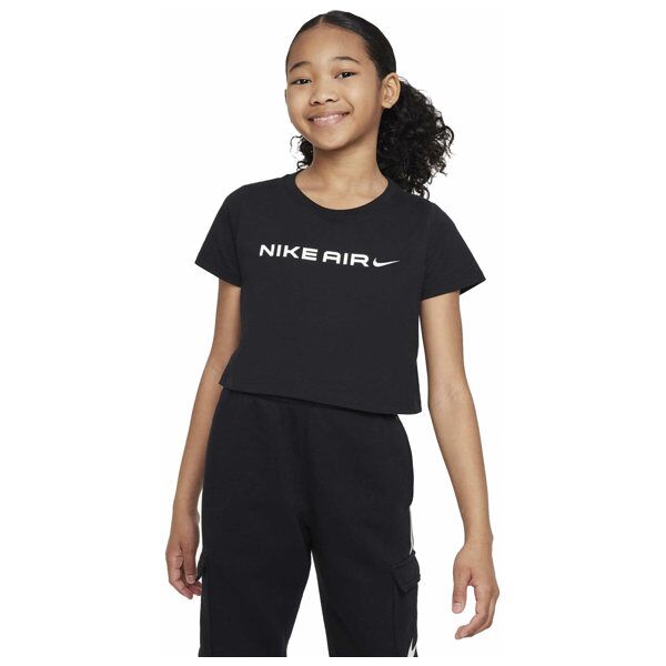 nike sportswear crop air j - t-shirt - ragazza black xs