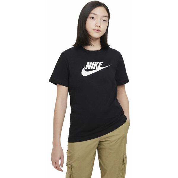 nike sportswear jr - t-shirt - ragazza black xl