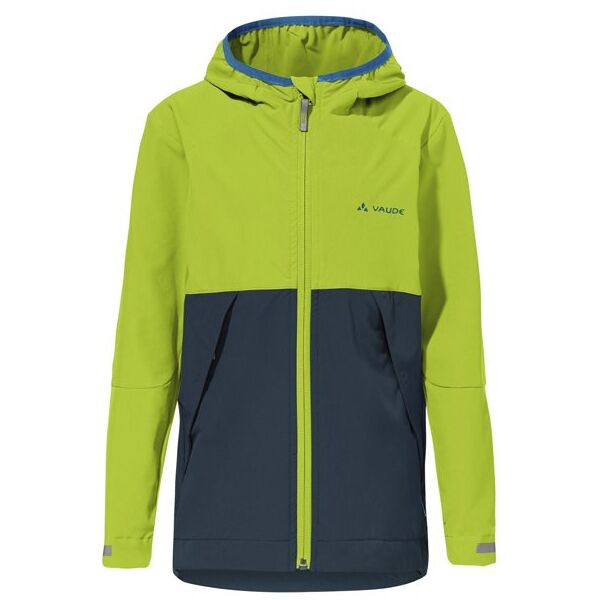 vaude moab stretch - giacca softshell - bambino green/blue 134