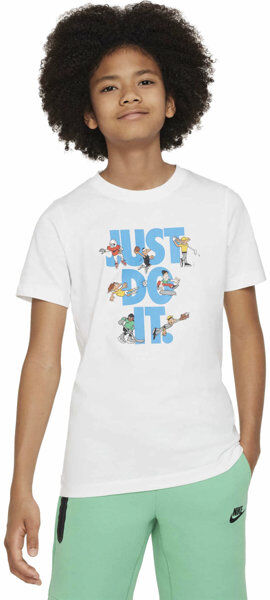 nike sportswear jr - t-shirt - ragazzo white xl