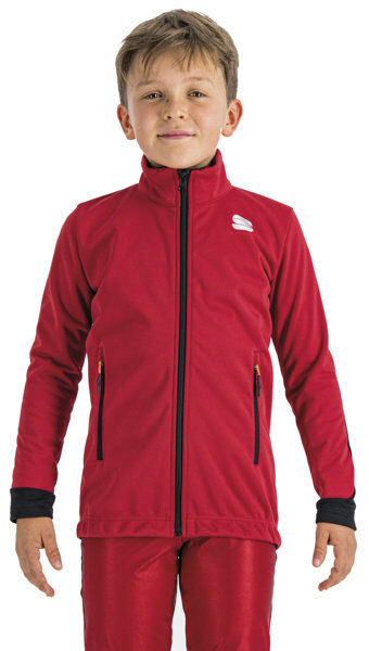 sportful squadra - giacca sci da fondo - bambino red 12a