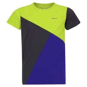 Meru Yakutat Ss Jr - T-shirt - Bambino Green/blue 116