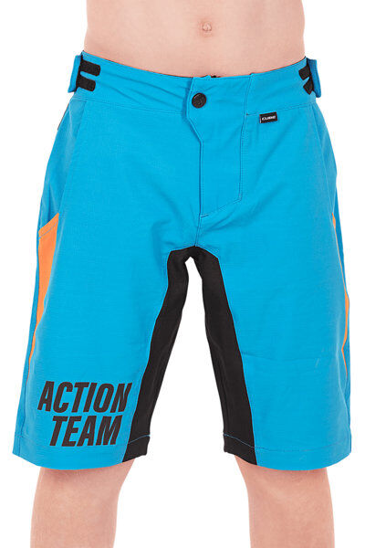 Cube Baggy - pantaloni MTB - bambino Light Blue/Orange 158-164 A