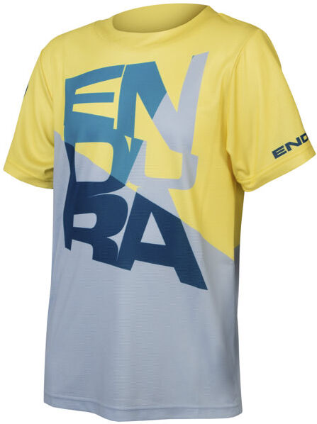 Endura K SingleTrack Core - maglia MTB - bambino Yellow/Blue 7-8A