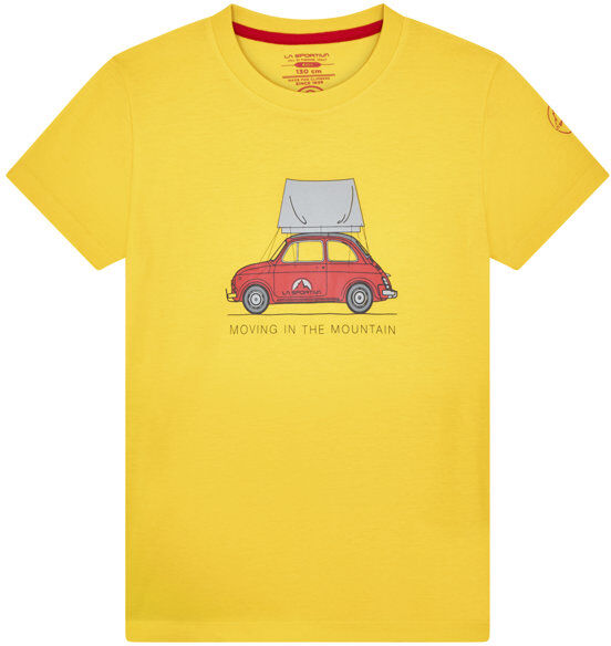 La Sportiva Cinquecento - T-Shirt arrampicata - bambino Yellow 150