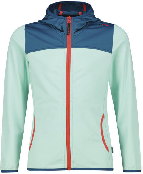 Meru Cardiff Jr - felpa in pile - ragazza Light Green/Blue 152