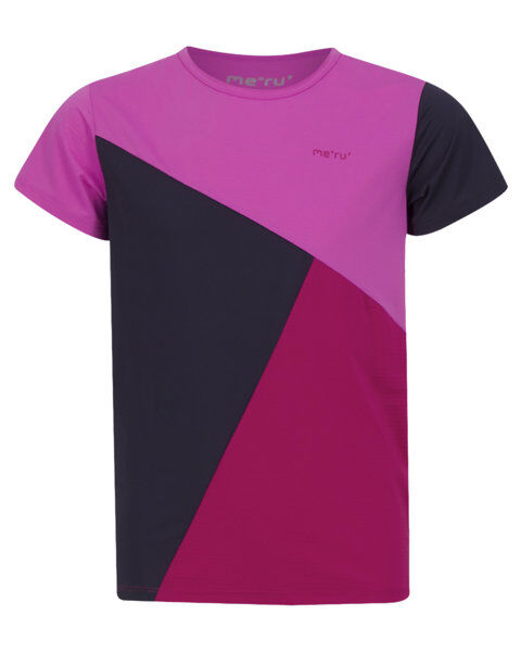 Meru Yakutat SS Jr - T-shirt - bambino Black/Pink 164