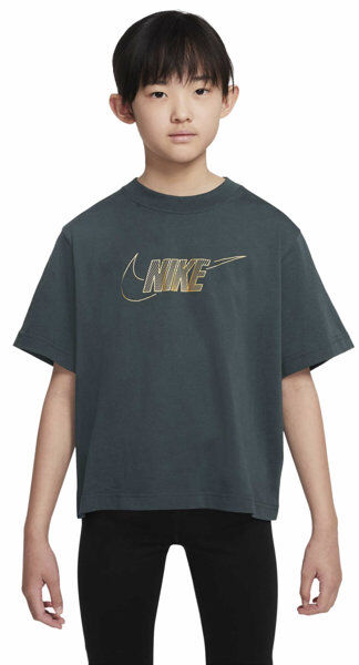 Nike Sportswear Boxy Jr - T-shirt - bambina Green XS