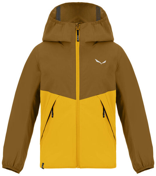 Salewa Aqua Ptx K - giacca hardshell - bambino Brown/Yellow 140