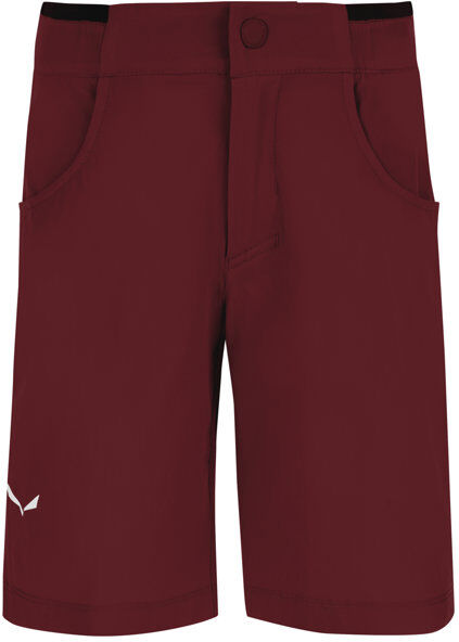 Salewa Puez Talveno Dst K - pantaloni corti trekking - bambino Dark Red 164