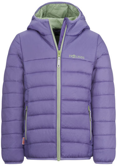 Trollkids Eikefjord - giacca trekking - bambina Violet/Green 128