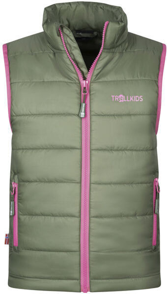 Trollkids Kids Trondheim - gilet - bambino Green/Pink 152