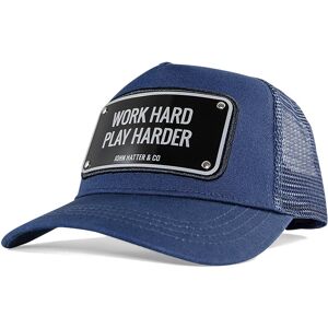 John Hatter Work Hard Play Harder - cappellino Blue