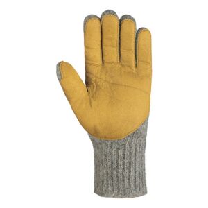 Salewa Walk Wool Leather - guanti Grey/Yellow S