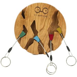 yy vertical Circle Key Holder - portachiavi da parete Brown