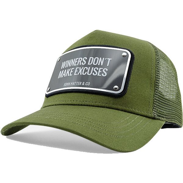 john hatter winners don´t make excuses - cappellino green