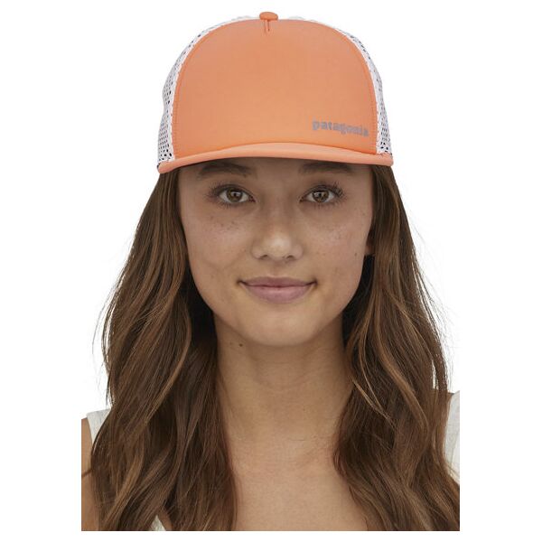 patagonia duckbill shorty trucker - cappellino orange/white