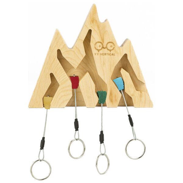 yy vertical mountain key holder - portachiavi da parete light brown