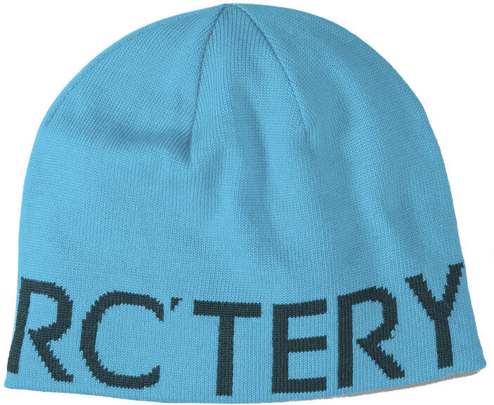 arc teryx word head toque - berretto light blue