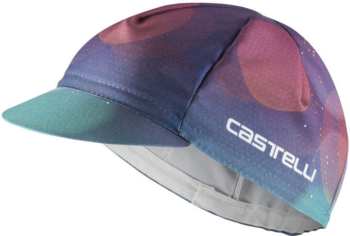 castelli r-a/d - cappellino ciclismo purple/green