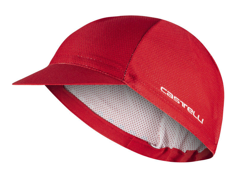 castelli rosso corsa 2 - cappellino ciclismo red