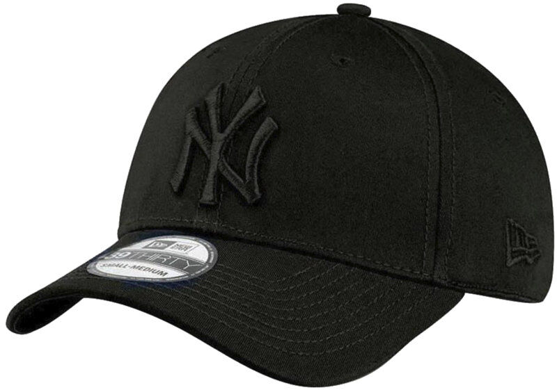 new era cap flexfitted classic ny yankees 39thirty - cappellino black/black l/xl